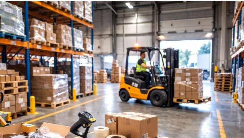 Reachtruck or Forklift